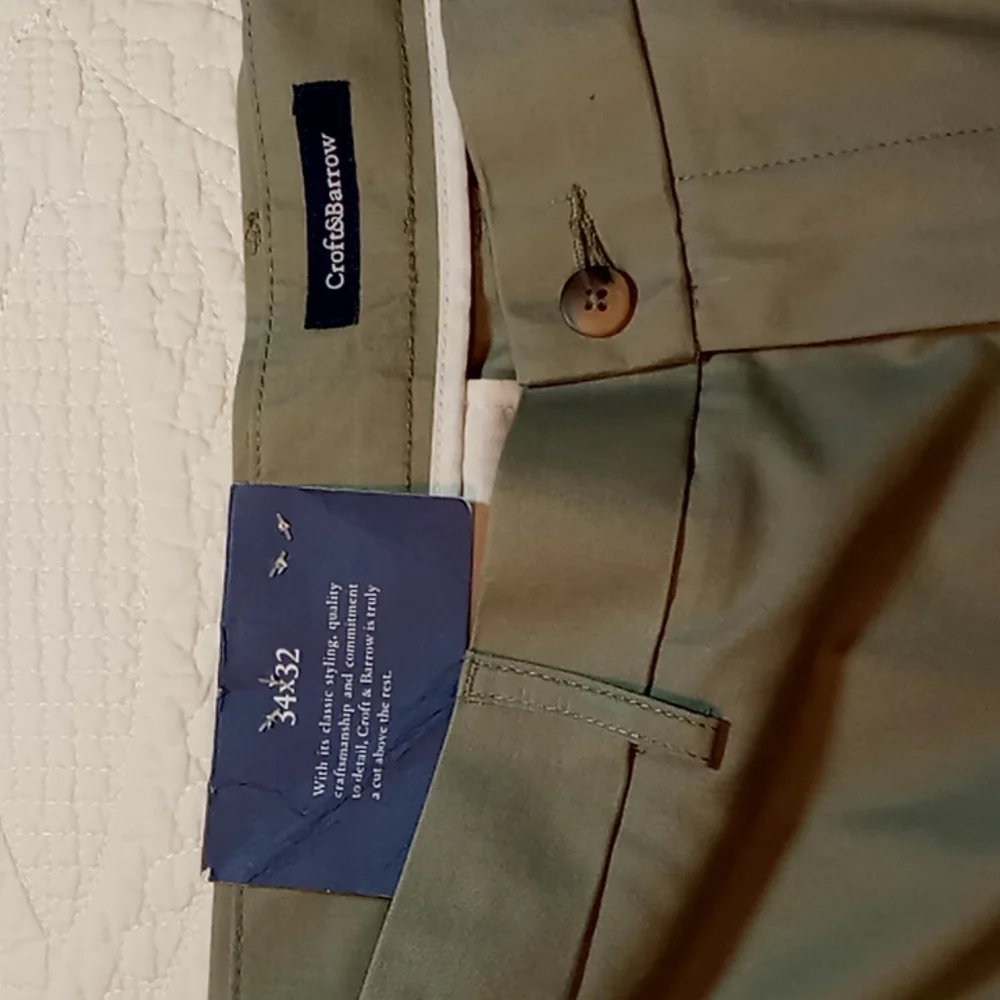 Croft & Barrow Men's Casual Pants Size 34x32